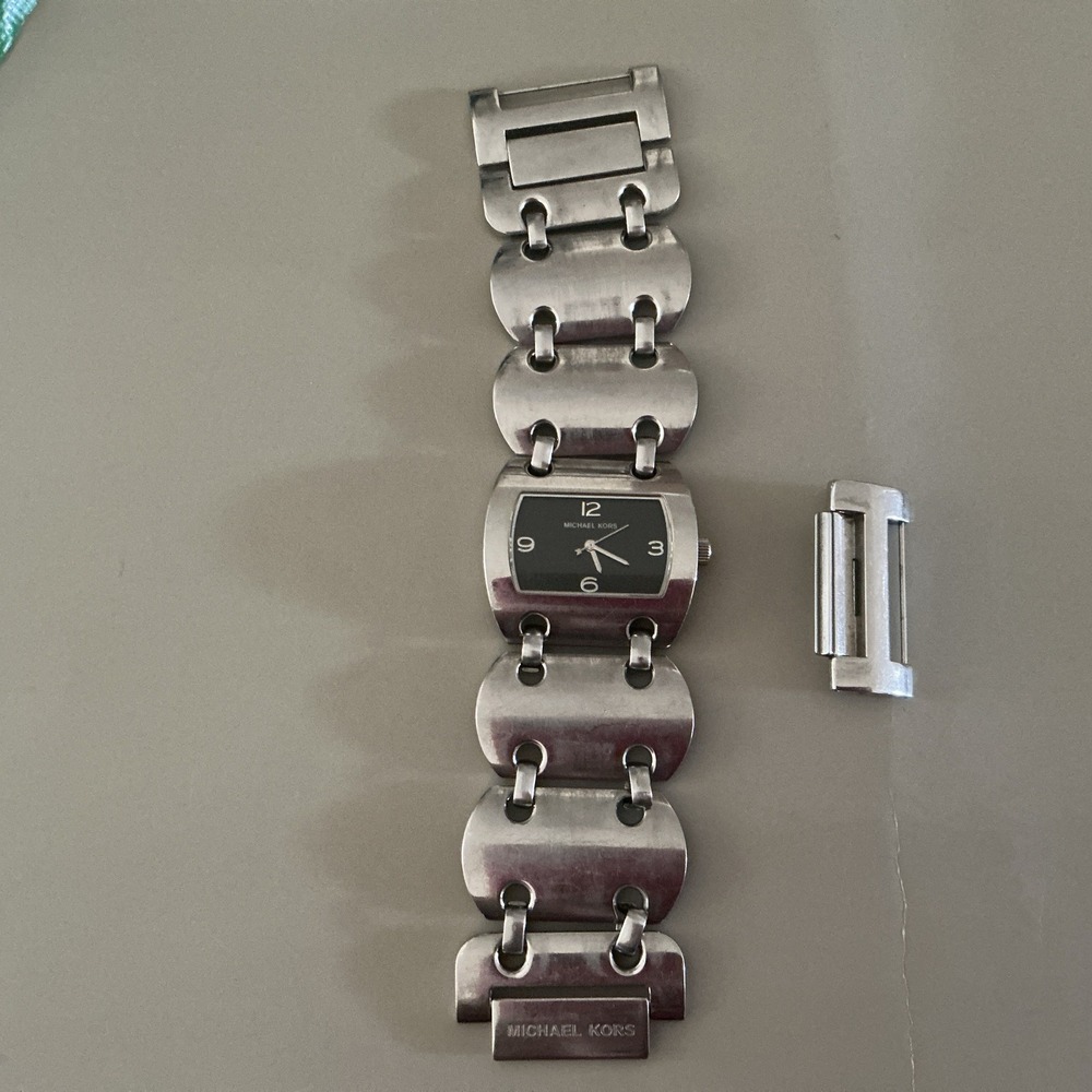 Rare Michael Kors Mk-3036 All Stainless‎ Steel Women's Watch
